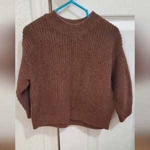 H&M Brown Crew Neck Sweater